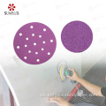Disco de lijado de película de cerámica púrpura para pintura automática